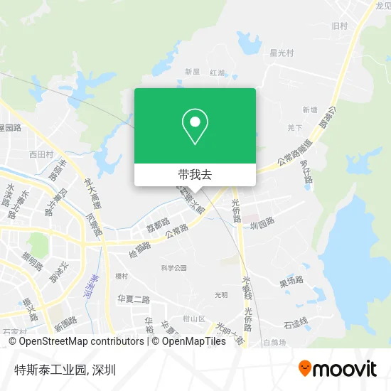 特斯泰工业园地图