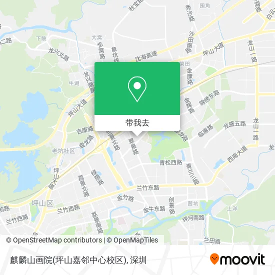 麒麟山画院(坪山嘉邻中心校区)地图