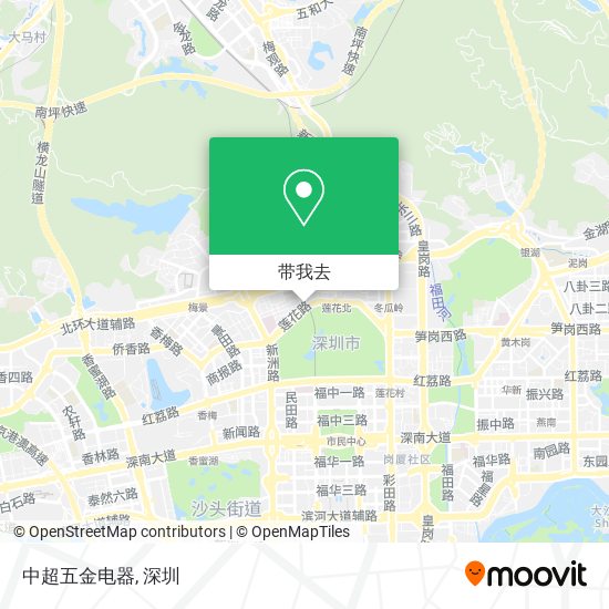 中超五金电器地图