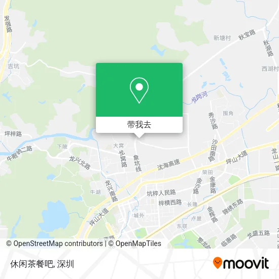 休闲茶餐吧地图