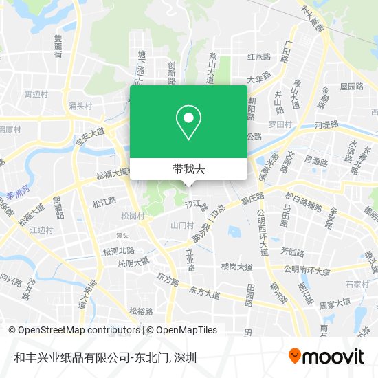 和丰兴业纸品有限公司-东北门地图