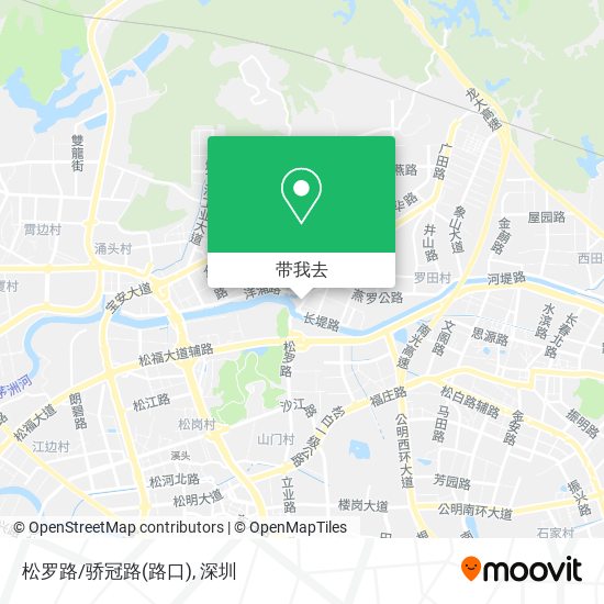 松罗路/骄冠路(路口)地图