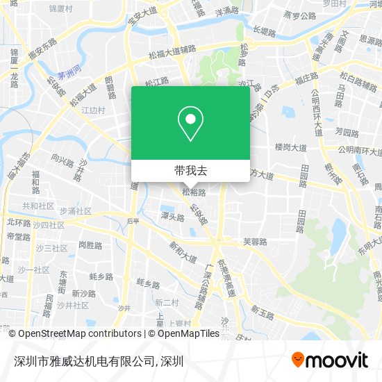 深圳市雅威达机电有限公司地图