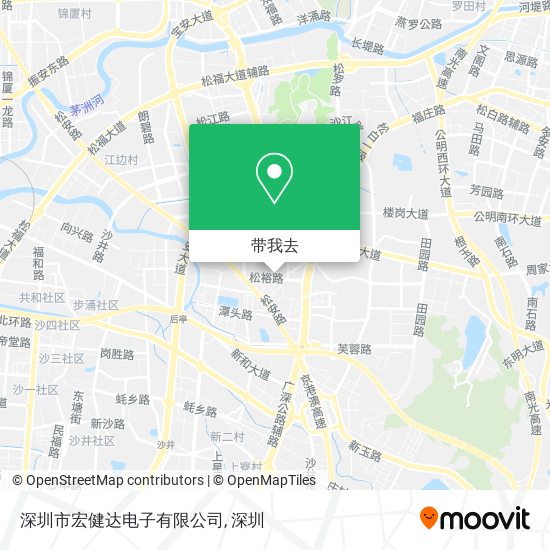 深圳市宏健达电子有限公司地图