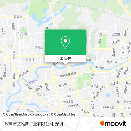 深圳市艾唯斯工业有限公司地图
