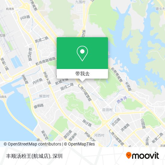 丰顺汤粉王(航城店)地图