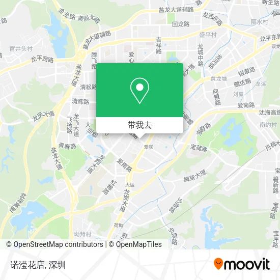 诺滢花店地图