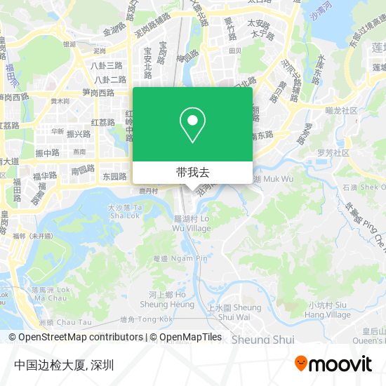 中国边检大厦地图
