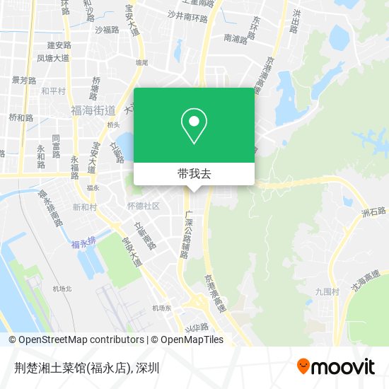 荆楚湘土菜馆(福永店)地图