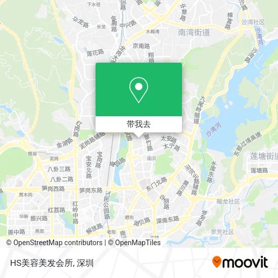 HS美容美发会所地图