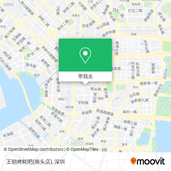 王朝烤蚝吧(南头店)地图