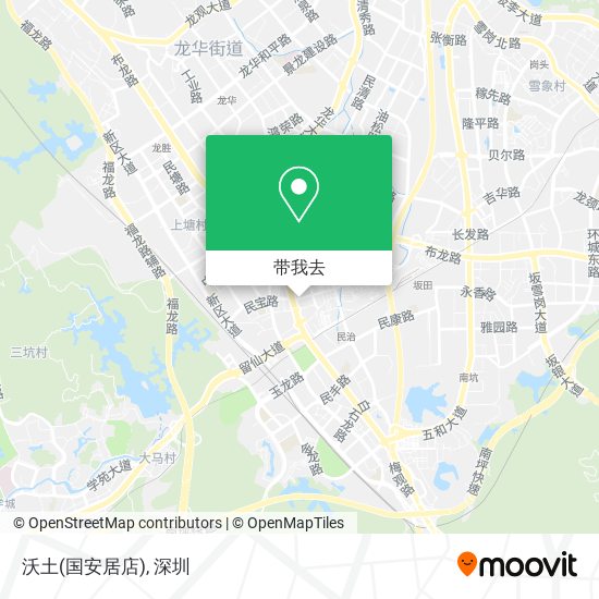 沃土(国安居店)地图