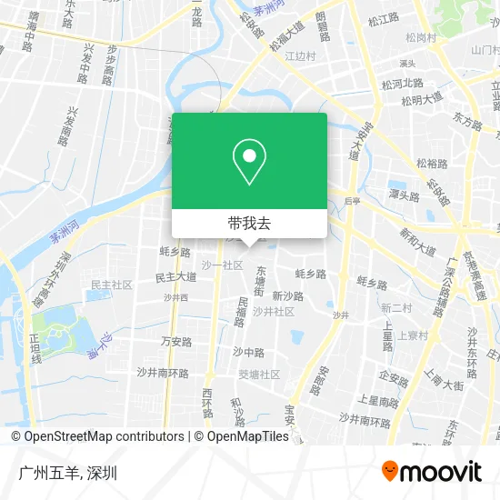广州五羊地图