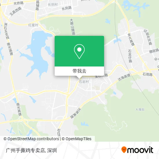 广州手撕鸡专卖店地图