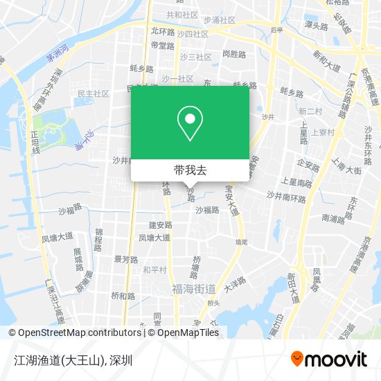 江湖渔道(大王山)地图
