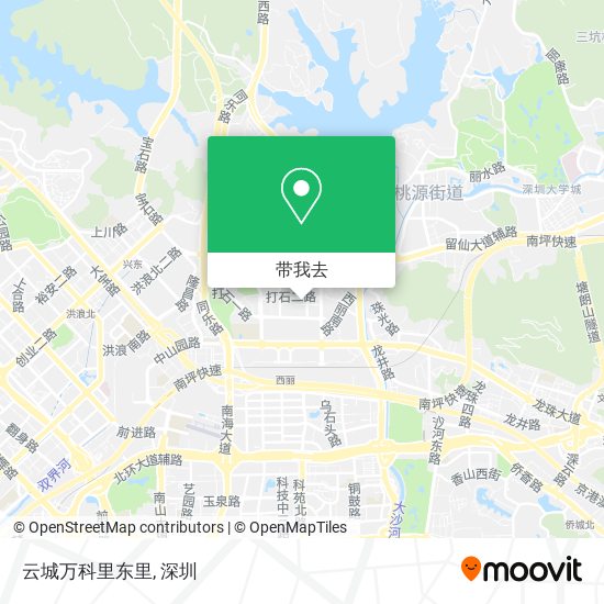 云城万科里东里地图