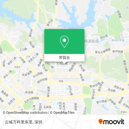 云城万科里东里地图