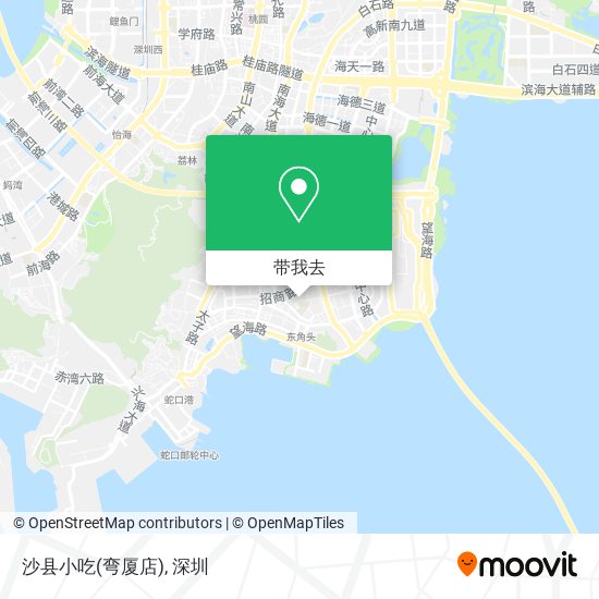 沙县小吃(弯厦店)地图