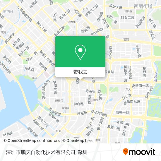 深圳市鹏天自动化技术有限公司地图