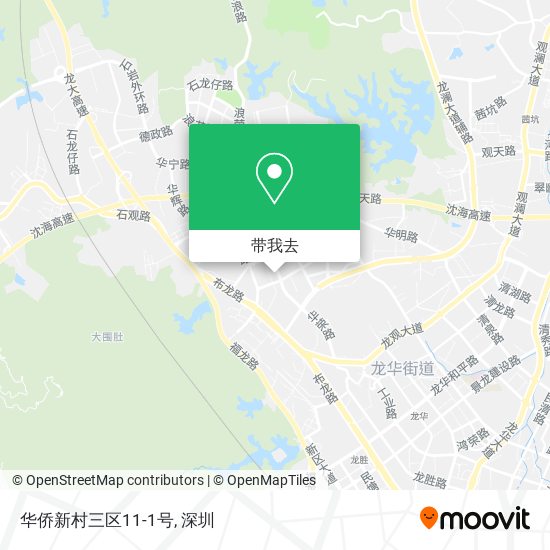华侨新村三区11-1号地图