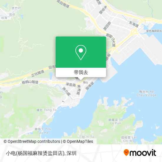 小电(杨国福麻辣烫盐田店)地图