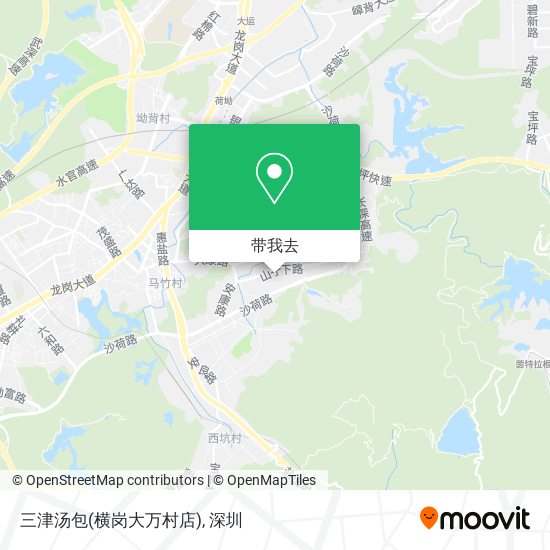 三津汤包(横岗大万村店)地图