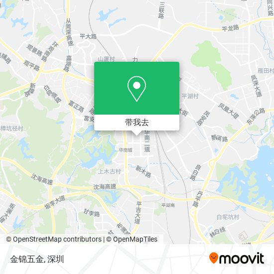 金锦五金地图