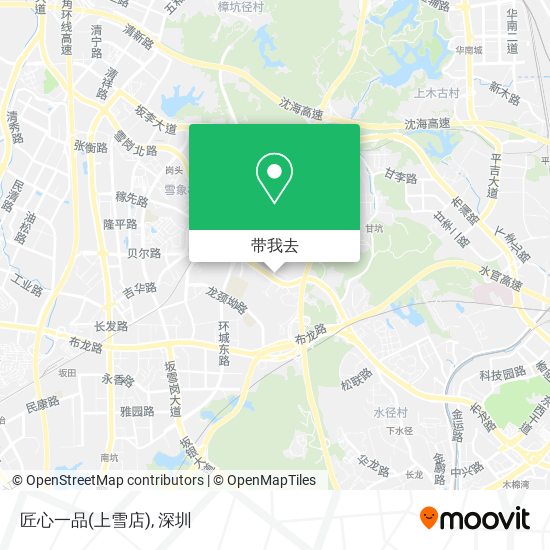 匠心一品(上雪店)地图