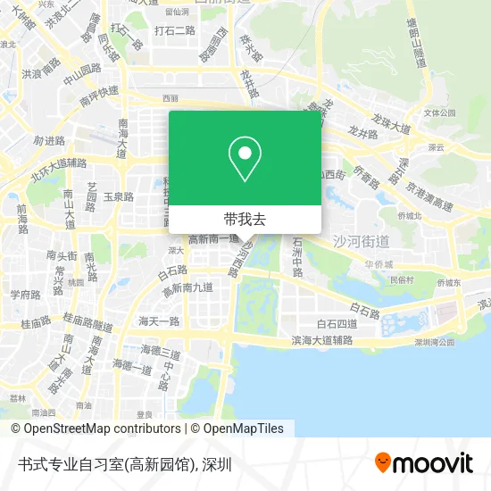 书式专业自习室(高新园馆)地图