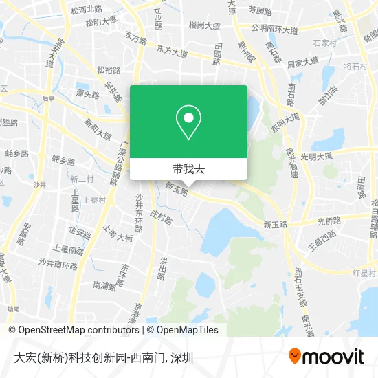大宏(新桥)科技创新园-西南门地图