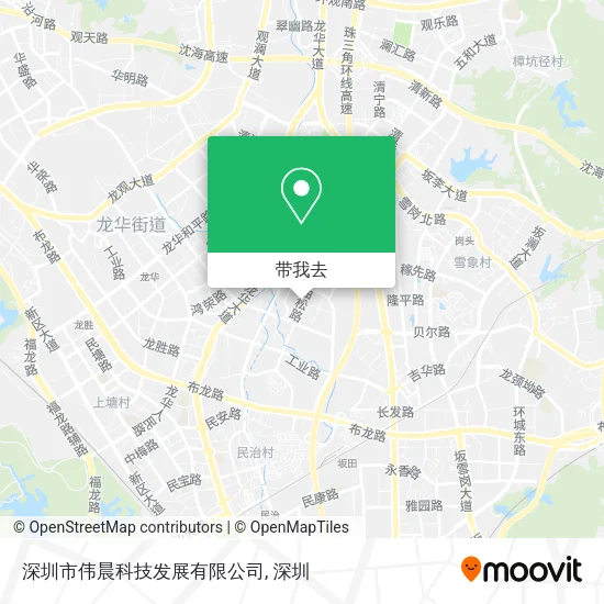 深圳市伟晨科技发展有限公司地图