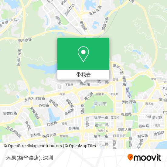 添果(梅华路店)地图
