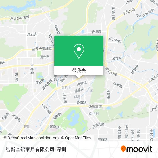 智新全铝家居有限公司地图