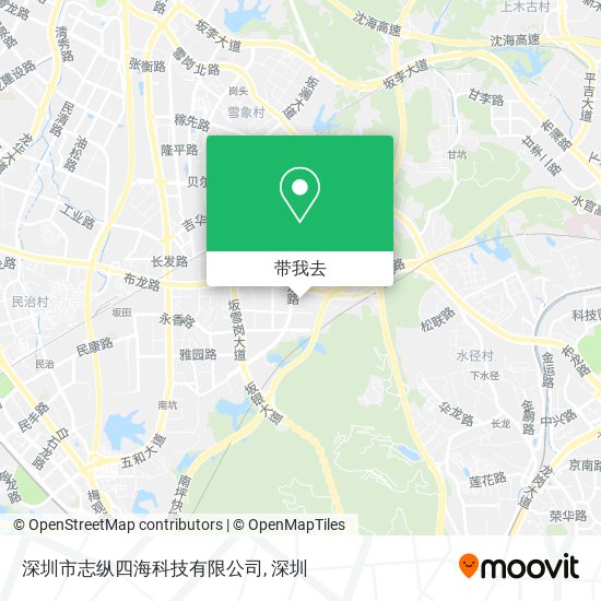 深圳市志纵四海科技有限公司地图