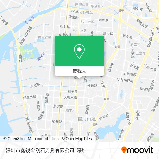 深圳市鑫锐金刚石刀具有限公司地图