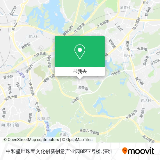 中和盛世珠宝文化创新创意产业园B区7号楼地图