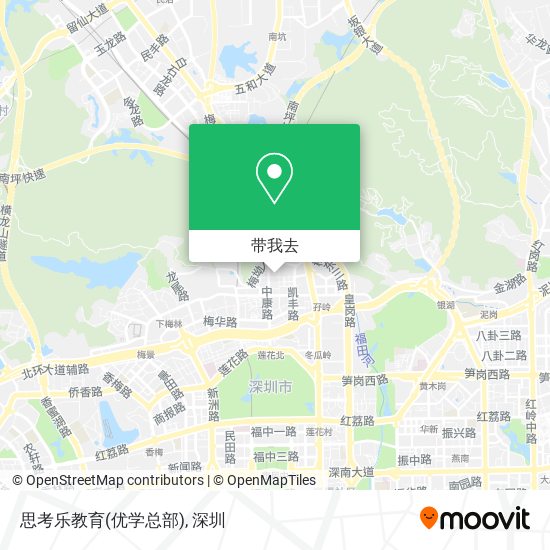 思考乐教育(优学总部)地图