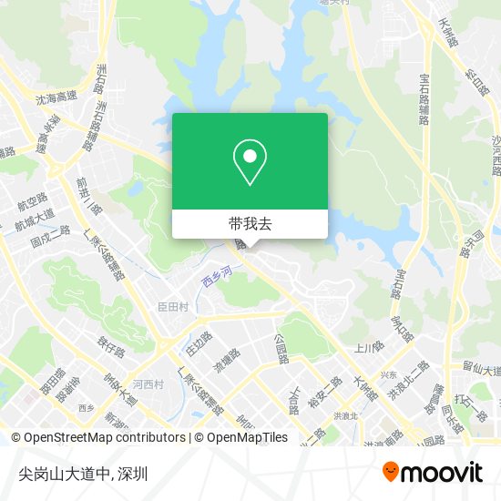 尖岗山大道中地图