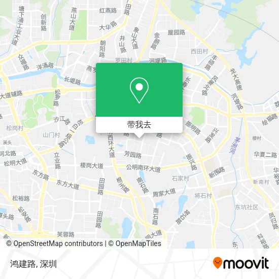 鸿建路地图