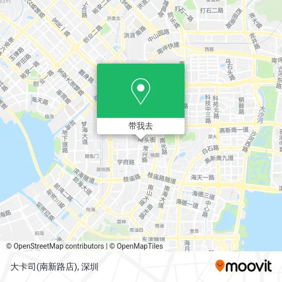 大卡司(南新路店)地图