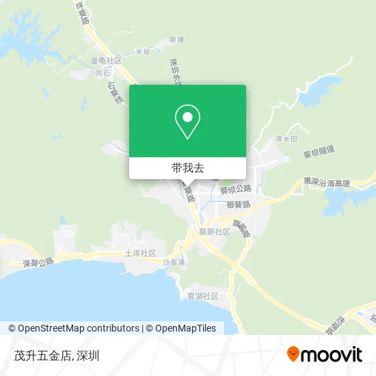 茂升五金店地图