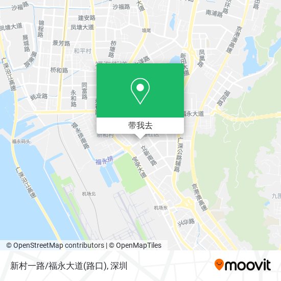 新村一路/福永大道(路口)地图