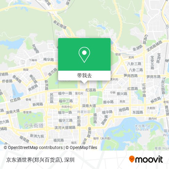 京东酒世界(郑兴百货店)地图