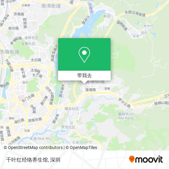 千叶红经络养生馆地图