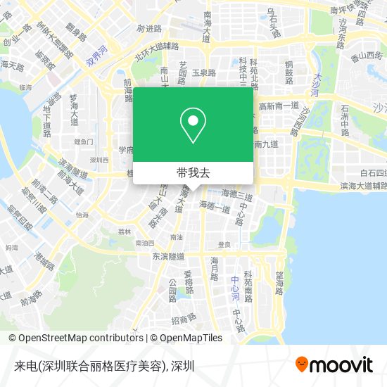 来电(深圳联合丽格医疗美容)地图