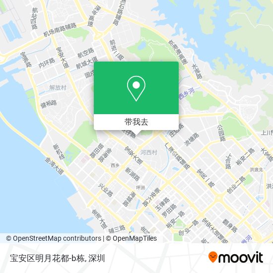 宝安区明月花都-b栋地图