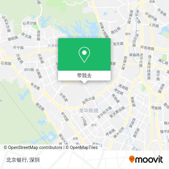 北京银行地图