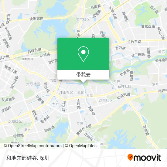 和地东部硅谷地图