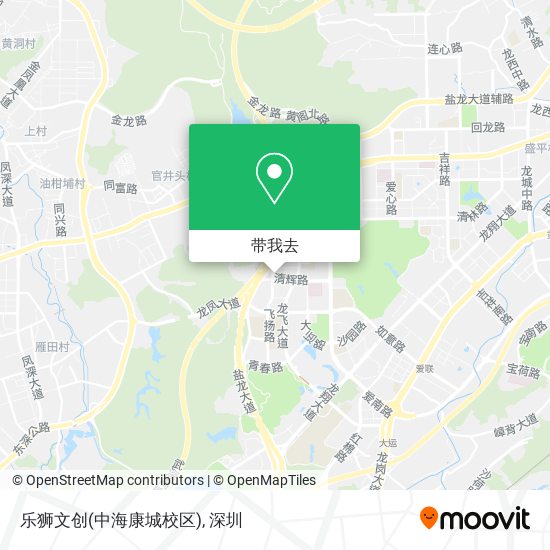 乐狮文创(中海康城校区)地图
