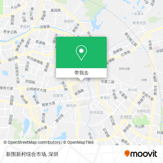 新围新村综合市场地图